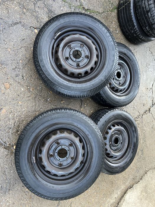 5x160 15 6,5j ET 44 оргинални за fort tranzit със летни гуми