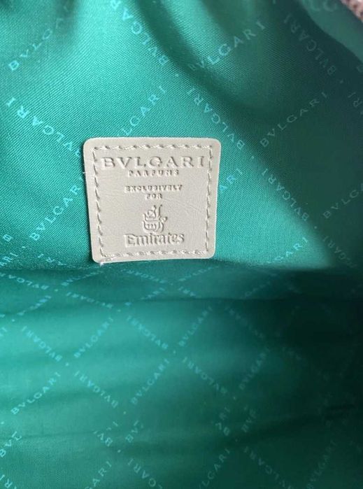 Оригинален кожен несесер BVLGARI - Нов