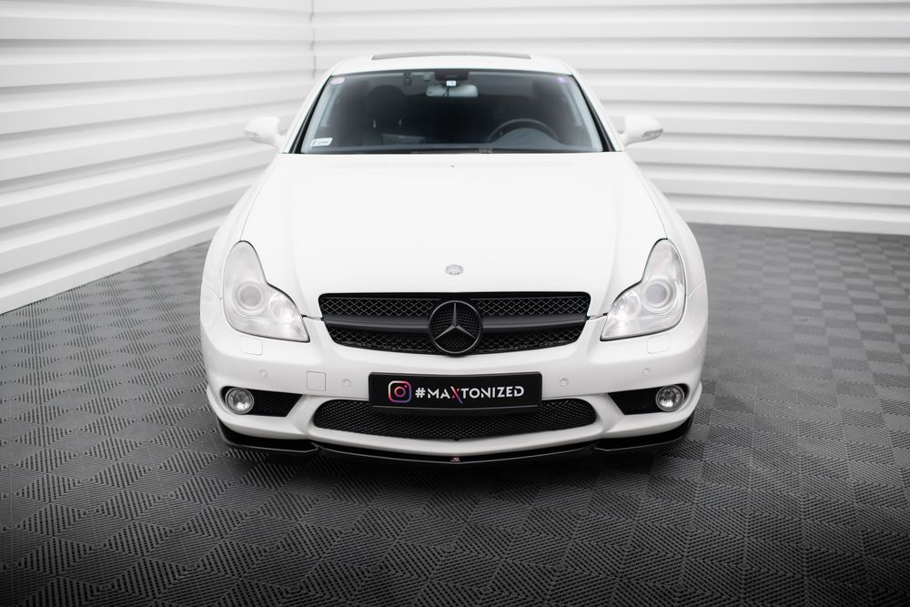 Спойлер за предна AMG броня Maxton design за Mercedes Benz W219 (2004-2006)