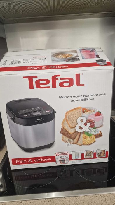Tefal Pain & Delices хлебопекарна като нова плюс кутия/ 20 програми