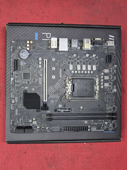 Материнская плата Msi Pro B760m-e в идеальном состоянии