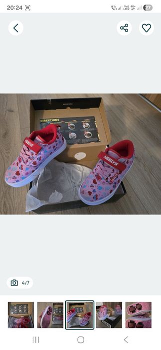 Adidasi cu rotile Heelys