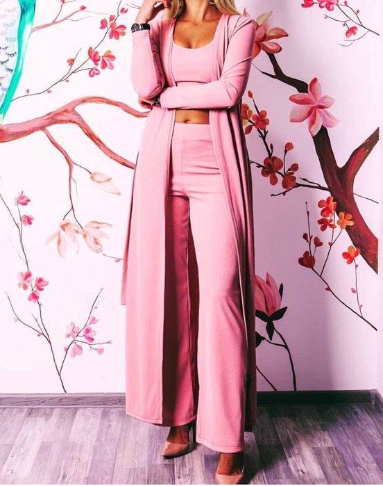 Костюм тройка - брюки, топ и накидка