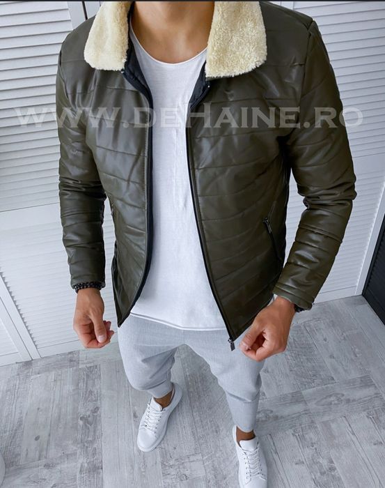 Geaca groasa de piele
