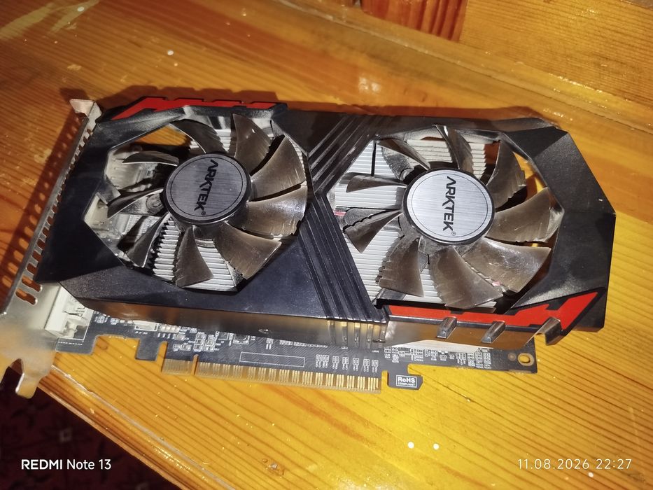 Продам Gtx 1050ti Arktek 4gb 128bit