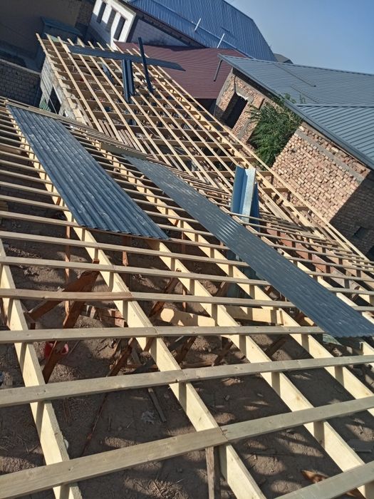 Tom yopamiz profnastil Slif turba o'rnatamiz