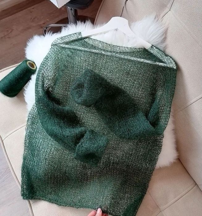 Паутинка джемпер из мохера