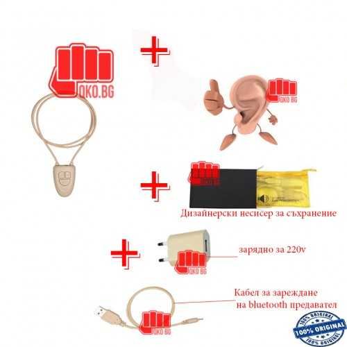Невидима микрослушалка съвместима и с невидима камера в реално време.