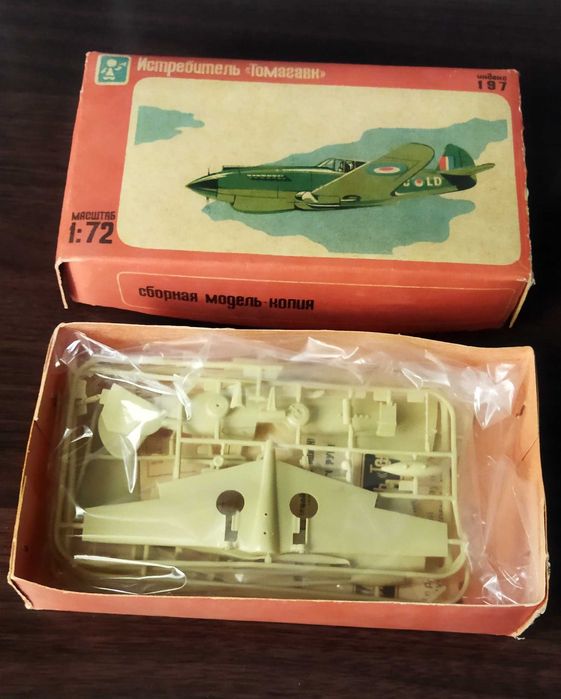 модель конструктор самолёта 1/72 Томагавк пр. СССР учебный макет