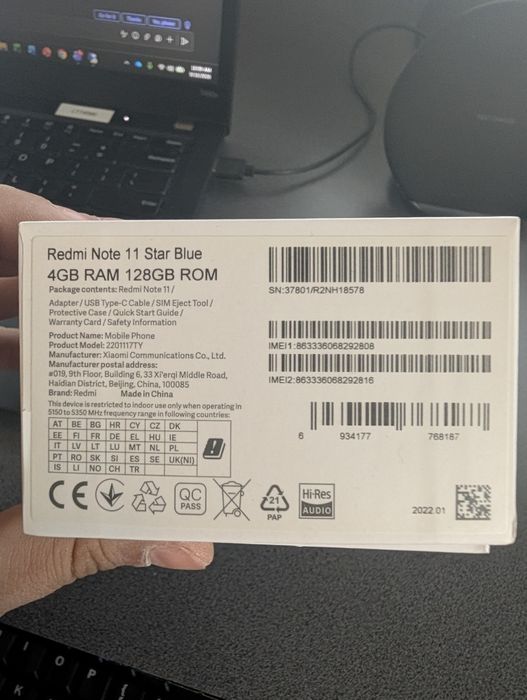 Redmi Note 11 4GB RAM / 128GB ROM – Star Blue – Aproape ca nou