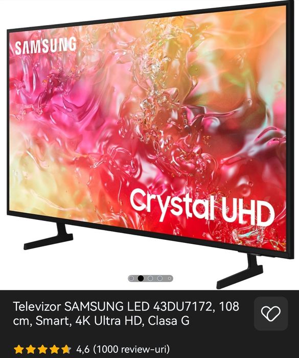 Televizor SAMSUNG ue43du7172u