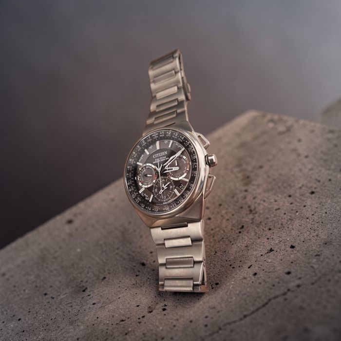 Vand / Schimb Ceas Citizen Satellite Wave F900 Impecabil, full titanium