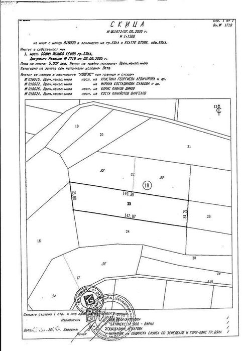 Продава се Земеделски имот в Бяла -  кв.м за 10 €/дка - Снимка #2