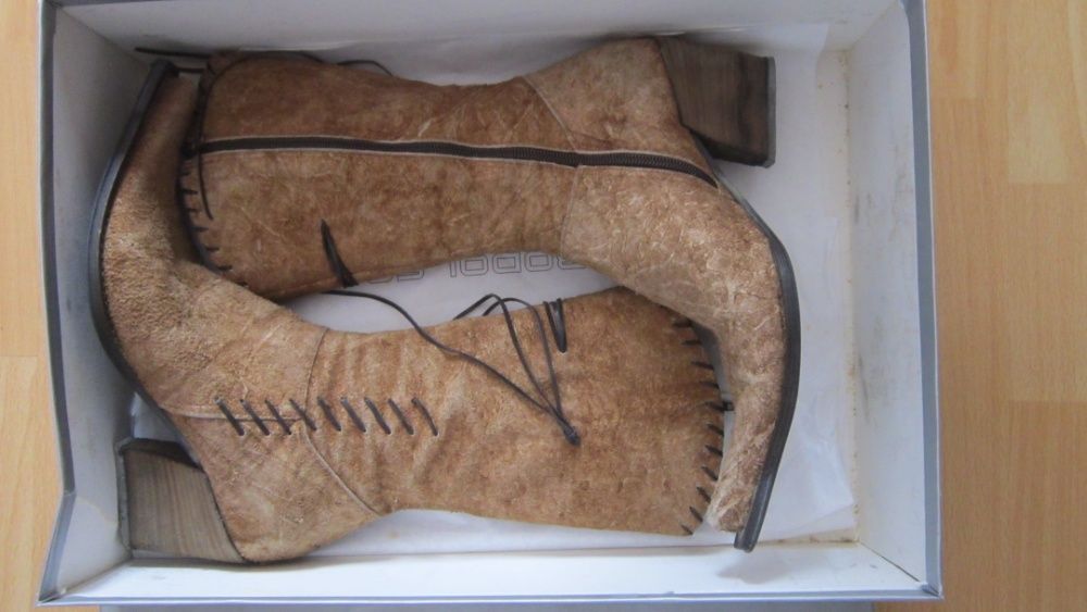 Cizme dama, din piele, marimea 37