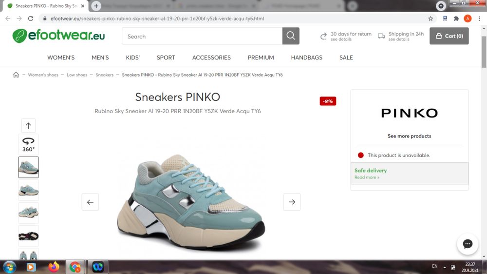 PINKO оригинални сникърси маратонки с кутия