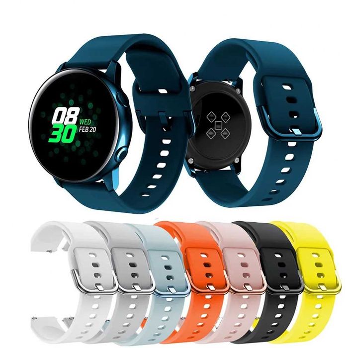 Curea silicon 20mm Samsung Galaxy Watch Active 2 Galaxy Watch 3