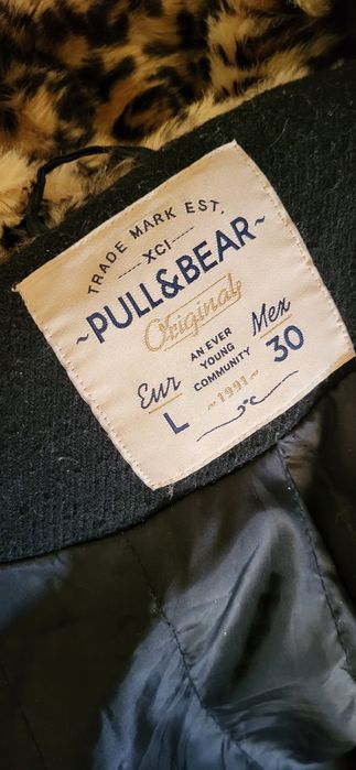 Haina leopard de dama, Pull & Bear, geaca din blana