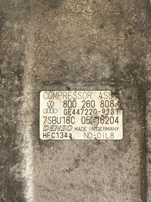Compresor Ac Audi A6 C5, A4 B4, Vw Passat, Skoda Superb 1.9 Tdi Oem 8D0260808