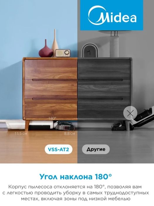 Моющий пылесос Midea VSS-AT2