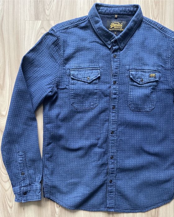 SUPERDRY / мъжка дебела дънкова риза/тип яке XL