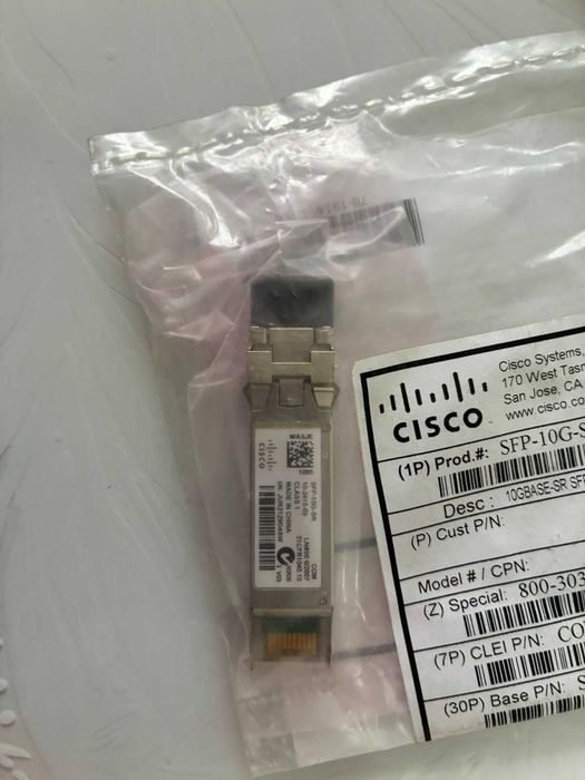 Cisco SFP-10G-SR 10G SFP+ модуль, оригинал