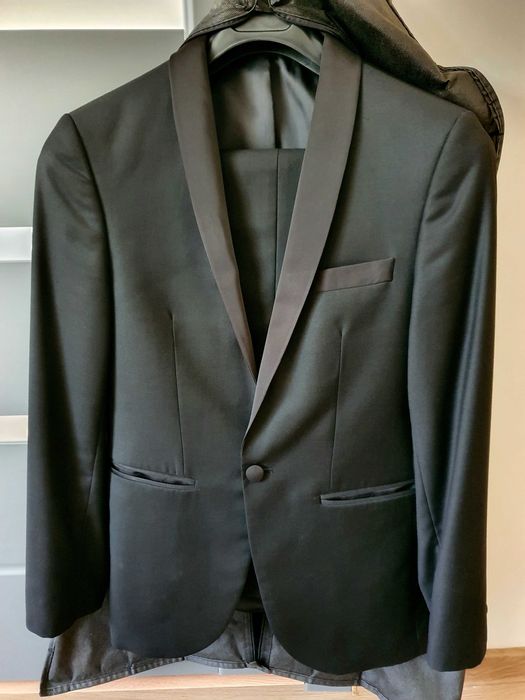 Costum de copii/ adolescenti / tineri SlimFit - Black Tuxedo