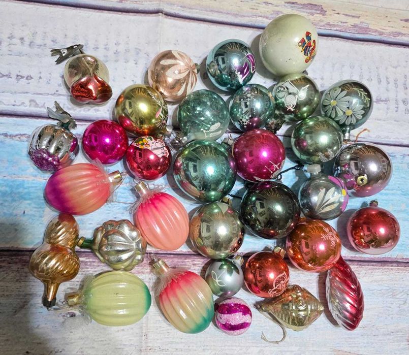 Игрушки стекло, советские