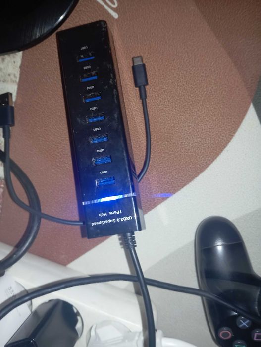 USB 3.0 хъб – 7 порта (SuperSpeed)