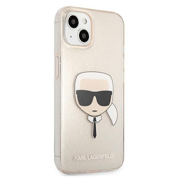 Karl lagerfeld hardcase glitter karl`s head - лицензиран кейс с брокат
