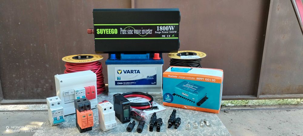 Инвертор 3600 W пълна синусоида+акумулатор и мн. други ТОП предложения