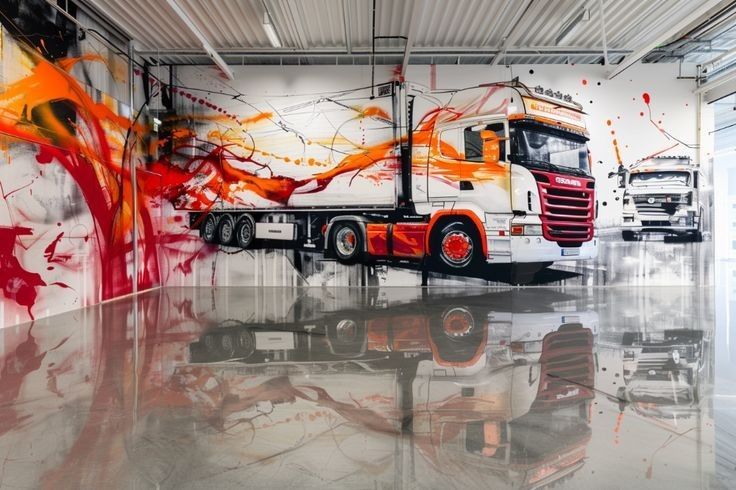 Роспись стен, граффити, 3D рисунки