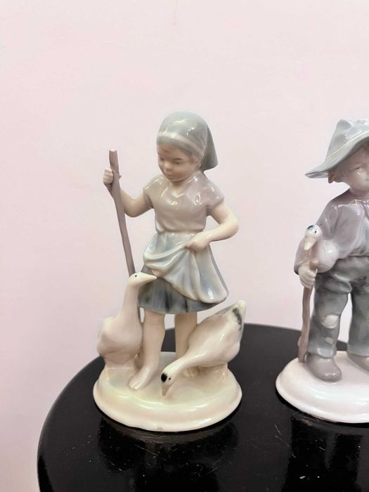 Set statuete bibelouri germane MO Metzler & Ortloff bibelou figurina