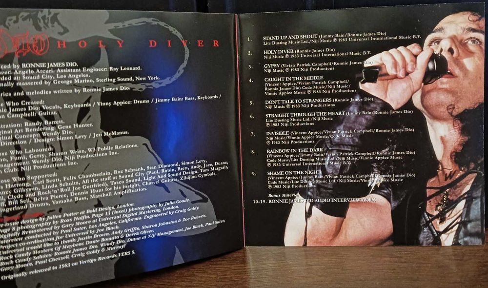 CD audio Holly Diver / DIO