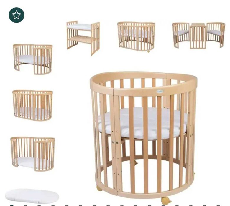 Бебшко легло многофункционално 7 в 1