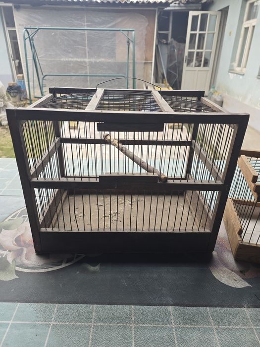 Клетка и переноска в отличном состоянии