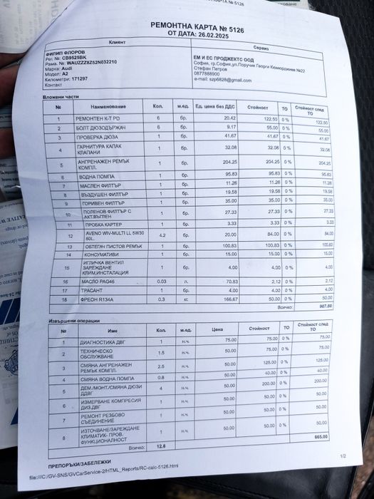 Audi a2 1.4tdi/ 2001