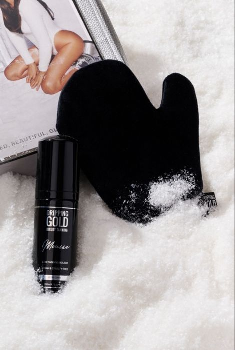 Мус за изкуствен тен + ръкавица- Dripping Gold Luxury Tanning fake tan