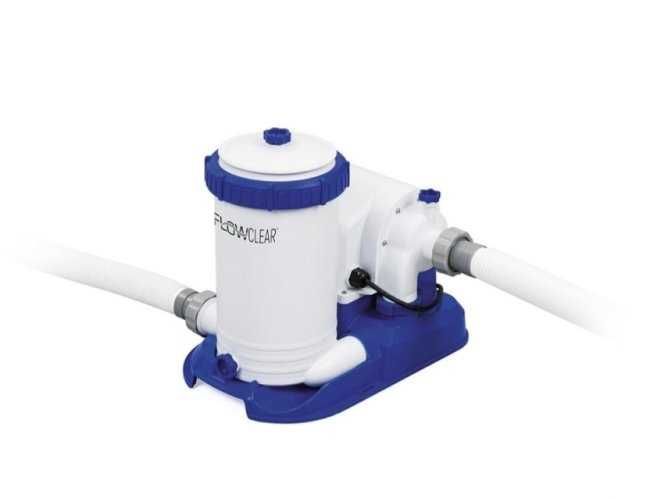 ЧИСТО НОВ басейн Bestway Power Steel 6.71×1.32 м