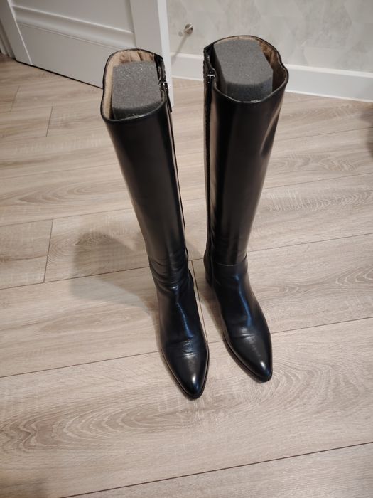 Сапоги чистая кожа