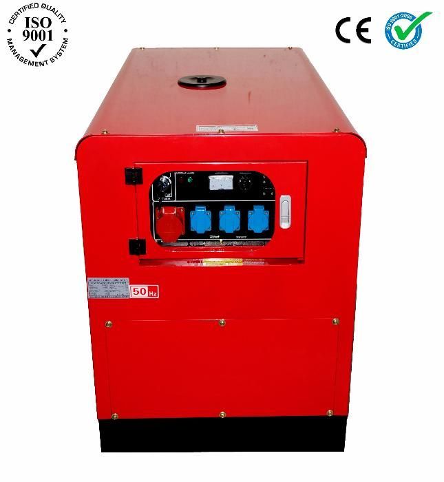 14 KVA Трифазни обезшумени Дизелови Генератори с Пълна Автоматика