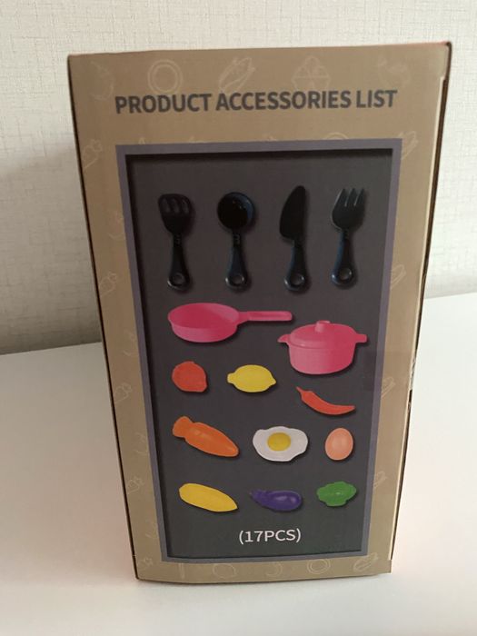 Детска мивка с течаща вода с малка кухня