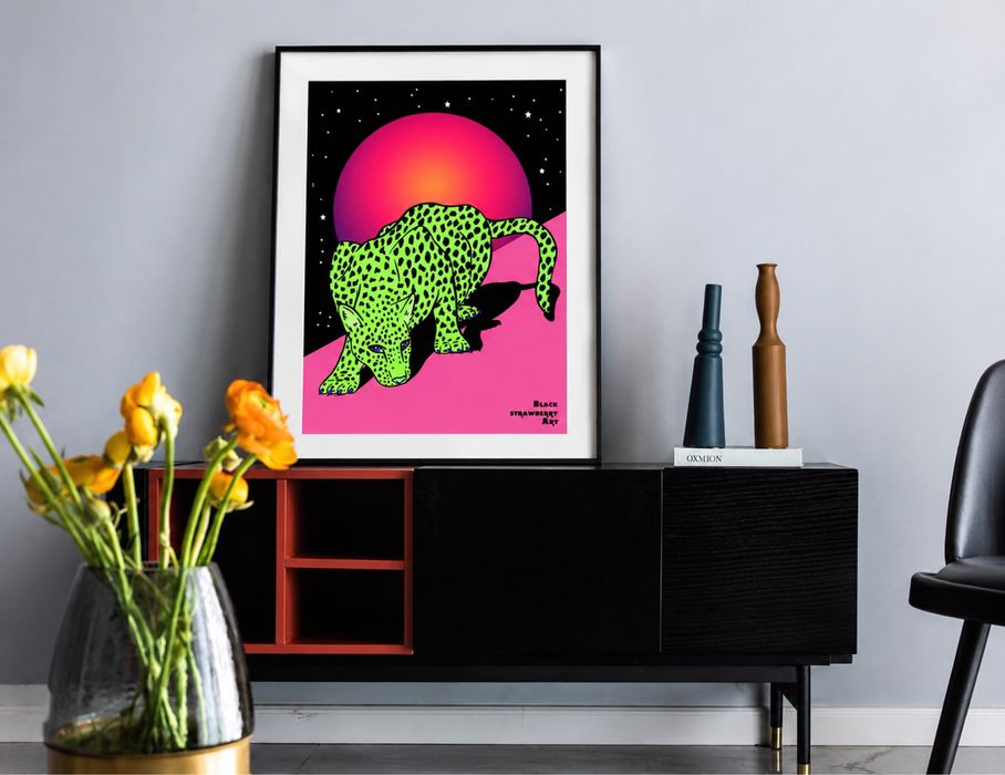 Картина / постер Black Strawberry Art в современном стиле