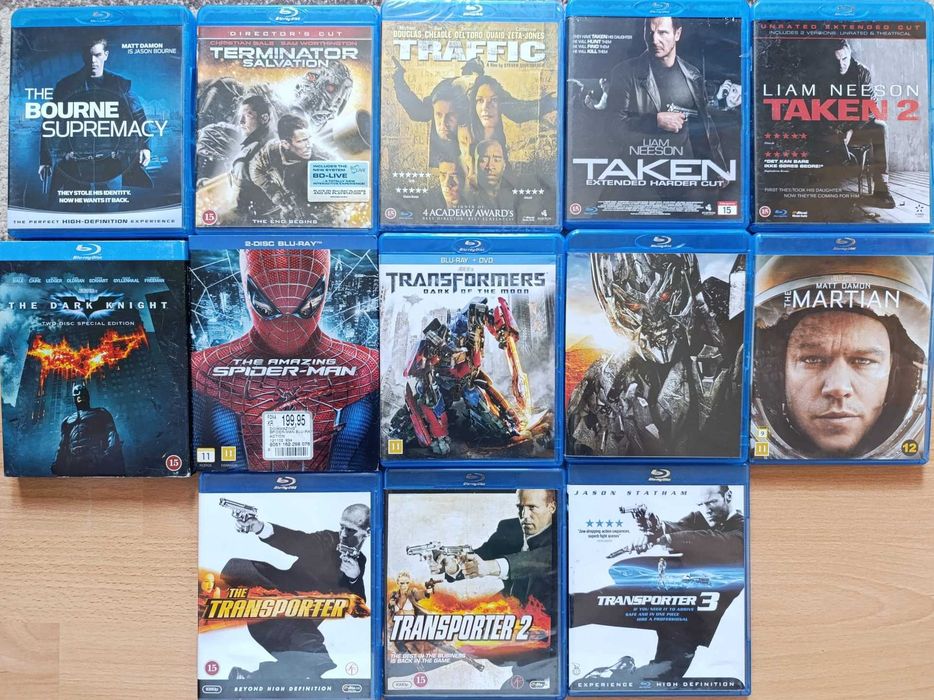 Filme noi originale Blu-ray noi,titluri fara romana