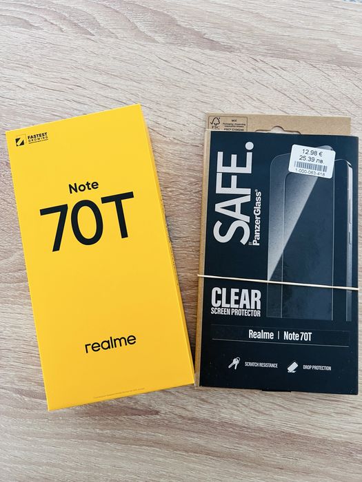 Realme Note 70 T + Преносима батерия + Протектор за екрана
