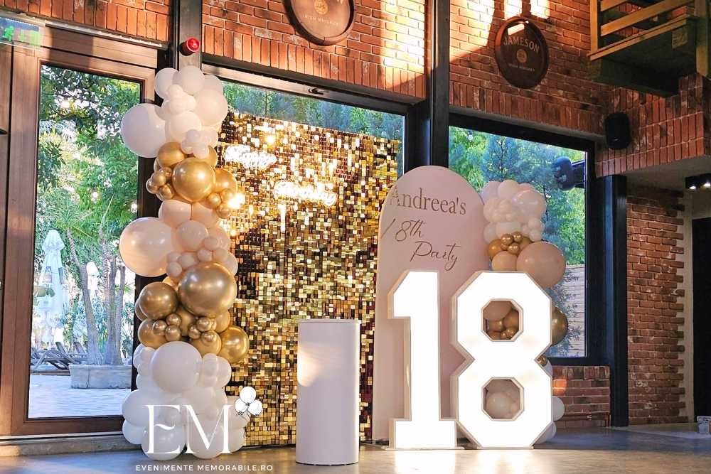 Decor Majorat / Decor Paiete 18 ANI / Arcada BALOANE 18 ANI-Zi Nastere