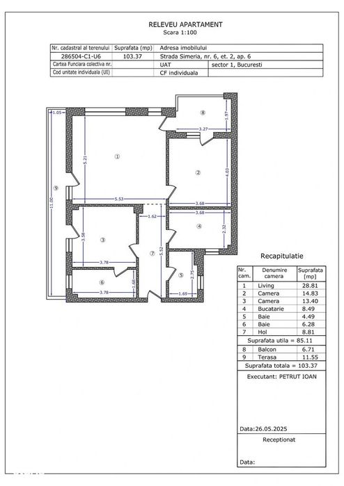 Apartament 3 Camere Aviatiei/ Baneasa | Decomandat | Bucatarie Inchisa