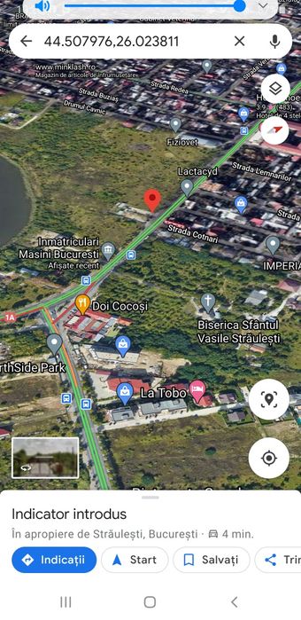 (Teren de Închiriat Intravilan -1000 Mp sau2000Mp) Lângă Rest- 2Cocosi