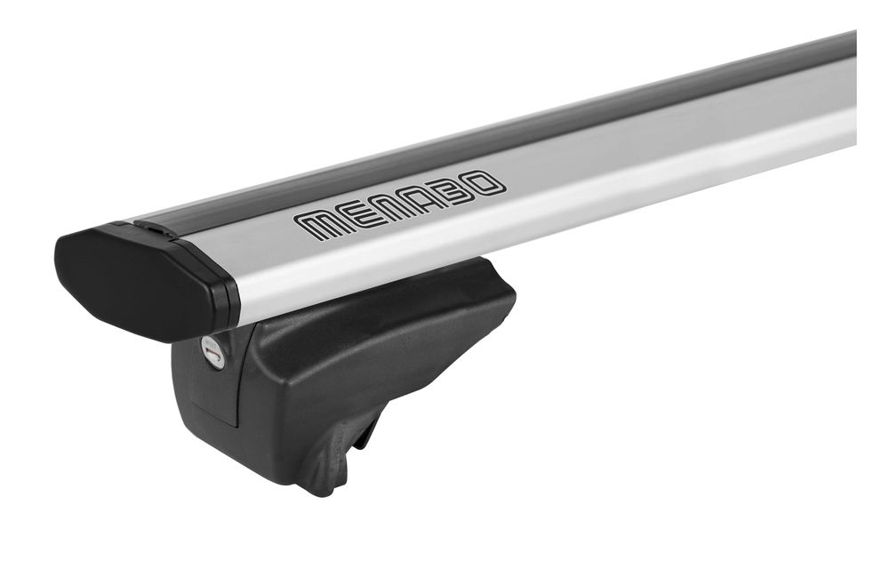 Bare transversale aero cu prindere pe sine Menabo Lince Silver