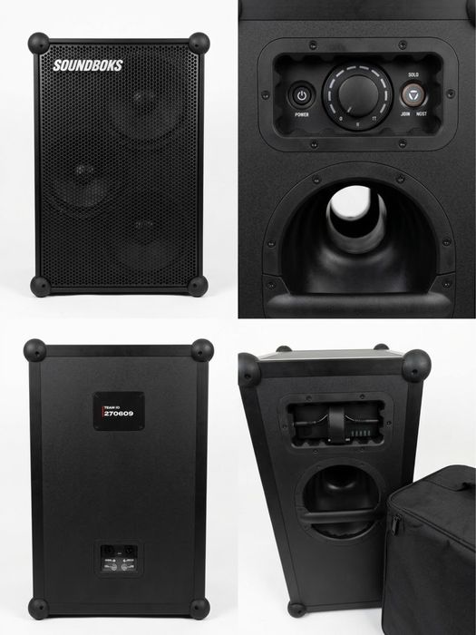 Vând boxă portabilă SOUNDBOKS 4 (Generația 4) în stare impecabilă, perfect funcțională, îngrijită și utilizată cu responsabilitate.