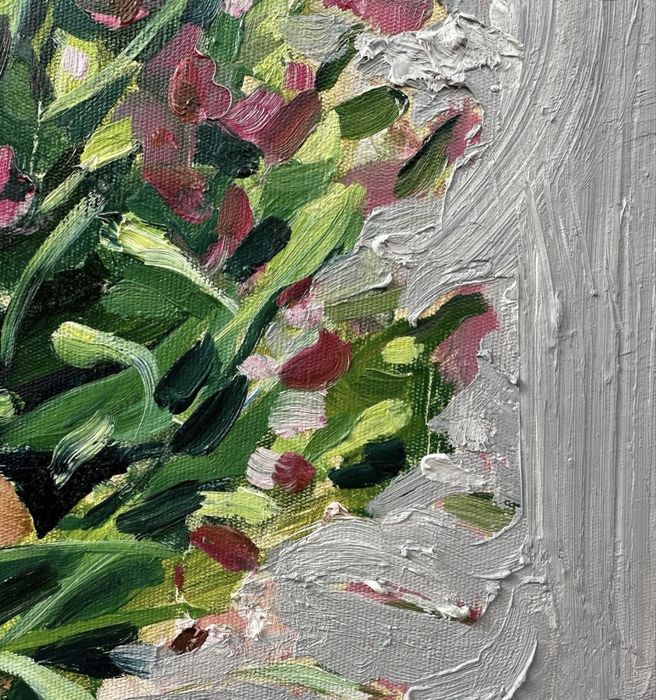 Картина маслом цветы